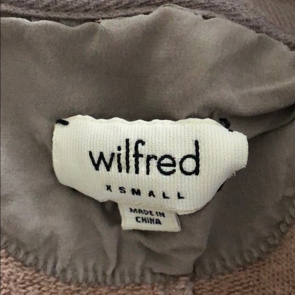 Wilfred Sweater Shrug in Black and Light Taupe - Picture 6 of 7